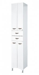 Напольный шкаф - пенал Misty Дрея 40см белый